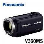 パナソニック デジタルハイビジョンビデオカメラ 16GBメモリー内蔵 HC-V360MS-K ブラック