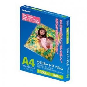 ナカバヤシ ラミネートフィルム 100μm A4 100枚入り LPR-A4E2