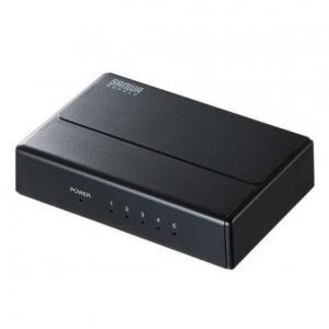 サンワサプライ ギガビット対応スイッチングハブ(5ポート・マグネット付き) LAN-GIGAP501BK