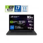 ASUS(エイスース) ゲーミングノートパソコン ROG Zephyrus G16 エクリプスグレー GU603ZU-I7R4050G[RTX4050]