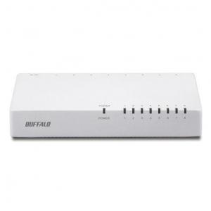 バッファロー｜BUFFALO 8ポート スイッチングハブ プラスチック筐体 10 100Mbps対応(ホワイト) LSW4-TX-8EP WHD