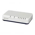 バッファロー｜BUFFALO Giga対応 5ポート スイッチングハブ(ホワイト) BUFFALO LSW6-GT-5EP WH