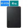 BUFFALO 外付けHDD ブラック [ポータブル型 4TB] HD-PCFS4.0U3-GBA