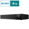 BUFFALO 外付けHDD USB-A接続 テレビ・レコーダー録画用(ChromeMacWindows11対応) ブラック [4TB 据え置き型] HD-SQS4U3-A