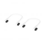 CORSAIR｜コルセア iCUE LINK対応 ケーブル 両側90度コネクタ 135mm×2(ホワイト) CL-9011134-WW