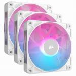 CORSAIR｜コルセア PWMファン iCUE LINK RX120 RGB White Triple Fan Kit(ホワイト) CO-9051022-WW
