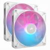 CORSAIR｜コルセア PWMファン iCUE LINK RX140 RGB White Dual Fan Kit(ホワイト) CO-9051024-WW