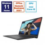 DELL デル ノートパソコン Inspiron 15 3520 [ 15.6型 Win11 Home Core i5 メモリ16GB SSD512GB ] カーボンブラック NI355-EHHBBC