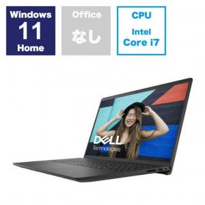DELL デル ノートパソコン Inspiron 15 3520 [ 15.6型 Win11 Home Core i7 メモリ16GB SSD512GB ] カーボンブラック NI375-EHLBC