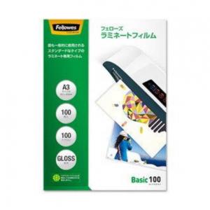 Fellowes ラミネートフィルム スタンダードタイプ 100ミクロン A3サイズ用 100枚入 5847801