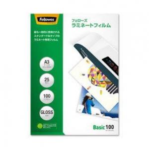 Fellowes ラミネートフィルム スタンダードタイプ 100ミクロン A3サイズ用 25枚入り 5848801
