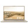 富士通 FUJITSU ノートパソコン FMV LIFEBOOK AH53J3［16.0型AMD Ryzen 7メモリ：16GBSSD：512GBOffice HomeandBusiness］ベージュゴールド FMVA53J3G