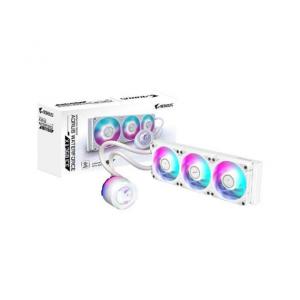 GIGABYTE｜ギガバイト 3連ファンラジエーター LCD付き 水冷CPUクーラー (ホワイト) AORUS WATERFORCE X II 360 ICE