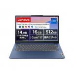 ノートパソコン IdeaPad Slim 3 シリーズ アビスブルー 83EL004TJP ［14.0型 Windows11 Home intel Core i7 メモリ：16GB SSD：512GB Office HomeandBus…