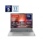 ノートパソコン IdeaPad Slim 5i Gen 9 クラウドグレー 83DC006NJP ［16.0型 Windows11 Home intel Core Ultra 5 メモリ：16GB SSD：512GB 無し 日本語…