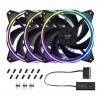 IN WIN｜インウィン RGB LED搭載 120mm ケースファン Sirius Loop ASL120 トリプルパック ASL120FAN-3PK