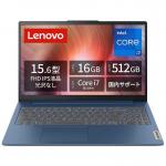 レノボジャパン Lenovo ノートパソコン IdeaPad Slim 3i Gen 8 [15.6型 Windows11 Home] アビスブルー 83EM009JJP