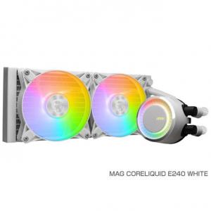 MSI｜エムエスアイ 水冷一体型CPUクーラー MAG CORELIQUID E240(ホワイト) MAGCORELIQUID E240WH