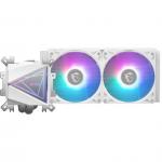 MSI｜エムエスアイ 水冷一体型CPUクーラー MAG CORELIQUID I240 WHITE(ホワイト、240mm) MAGCORELIQUIDI240W