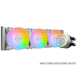 MSI｜エムエスアイ 水冷一体型CPUクーラー MSI MAG CORELIQUID E360(ホワイト) MAGCORELIQUID E360WH