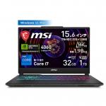 MSI｜エムエスアイ ゲーミングCYBORG15-A13VFK(15.6型Windows 11 ProCore i7メモリ 32GBSSD 1TB 英語配列キーボード)Cyborg-15-A13VFK-6403JP