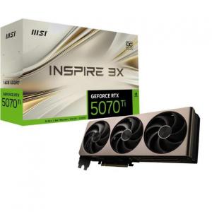 MSI｜エムエスアイ MSI GeForce RTX 5070 Ti 16G INSPIRE 3X OC PCI Express 5.0 グラフィックスボード 5070TIINSPIRE3XOC