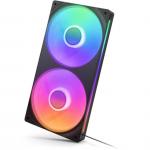 NZXT 新機軸 PCケースファン シングルフレームファン F240 RGB CORE 240mm 2400RPM (ブラック) RF-U24HF-B1