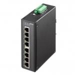 サンワサプライ 産業用ギガビット対応PoEスイッチングハブ(高耐久 8ポート) LAN-GIGAPOEFA83