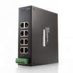 サンワサプライ 産業用ギガビット対応PoEスイッチングハブ(IEEE802.3bt 8ポート)(ブラック) LAN-GIGAPOEFA84