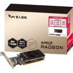 玄人志向 Radeon RX 6400 搭載 ロープロファイル対応 PCI Express 4.0 グラフィックスボード RD-RX6400-E4GB LP
