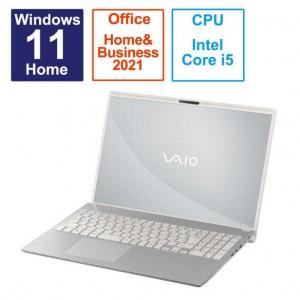VAIO ノートパソコン F16 [ 16型 Win11 Home Core i5 メモリ8GB SSD512GB Office ] ウォームホワイト VJF16190611W