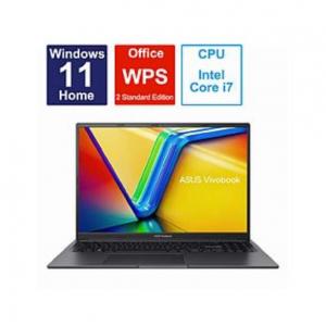 ノートパソコン Vivobook 16X(RTX 4060) インディーブラック K3605ZV-N1038W ［16.0型 Windows11 Home intel Core i7 メモリ：16GB SSD：512GB WPS Offi…