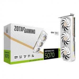 ZOTAC｜ゾタック ZOTAC GAMING GeForce RTX 5070 AMP White 12GB GDDR7 PCI Express 5.0 グラフィックスボード(ホワイト) ZT-B50700FQ-10P